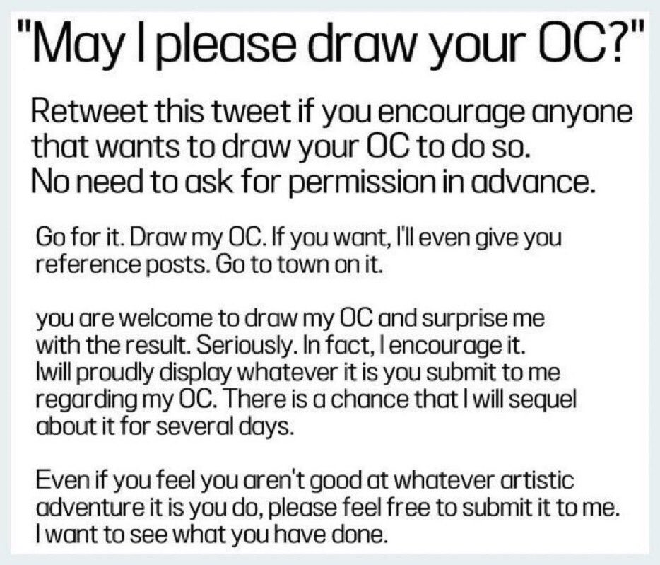 Feel free to go nuts y'all