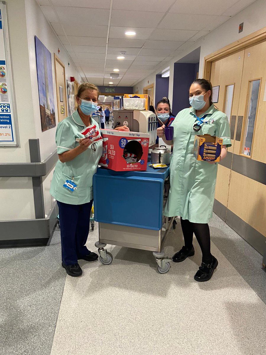 Day Two of Nutrition &amp; Hydration Week.. Snacky Tuesday on AMU! 

9am was the breakfast snack shack for staff *gone before we could even take a photo 🙊

10am was a snack tuck shop for our patients (0p per item) 🍽

<a href="/Caroline0511/">Caroline wilson</a> <a href="/mrs_flatley/">rachel flatley</a> <a href="/karenklmmoore/">Karen Moore</a> <a href="/WythenshaweHosp/">Wythenshawe Hospital</a>