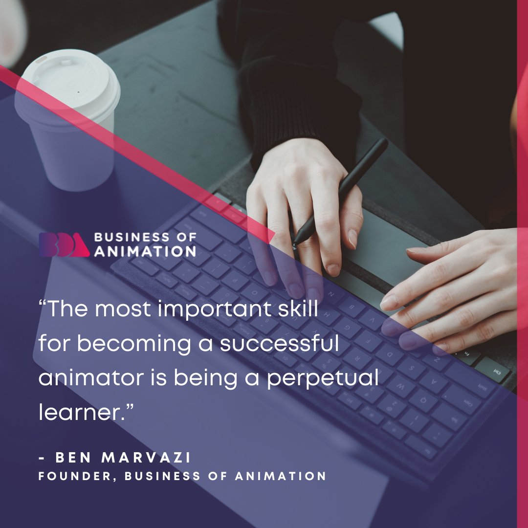 animationbiz's tweet photo. "The most important skill for becoming a successful animator is being a perpetual learner.”
- Ben Marvazi
Founder, Business of Animation

Want to learn more about the business side of animation? Link in bio.

#AnimatorMindset #AnimatorsMindset #AnimationGoal #AnimationDiscipline https://t.co/taNLLqJRlx
