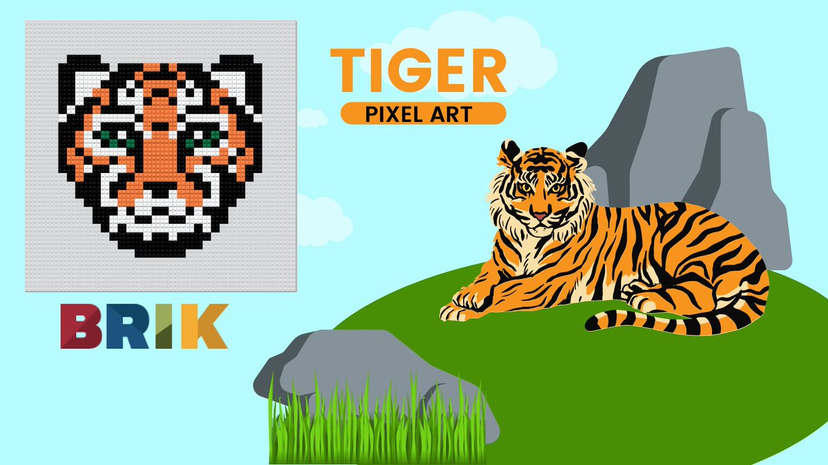 As the world’s biggest cat, tigers have mesmerized artists and writers for centuries. What do tigers represent in art? #tiger #brikbuild #lego #afol brik.co/blogs/designs/…