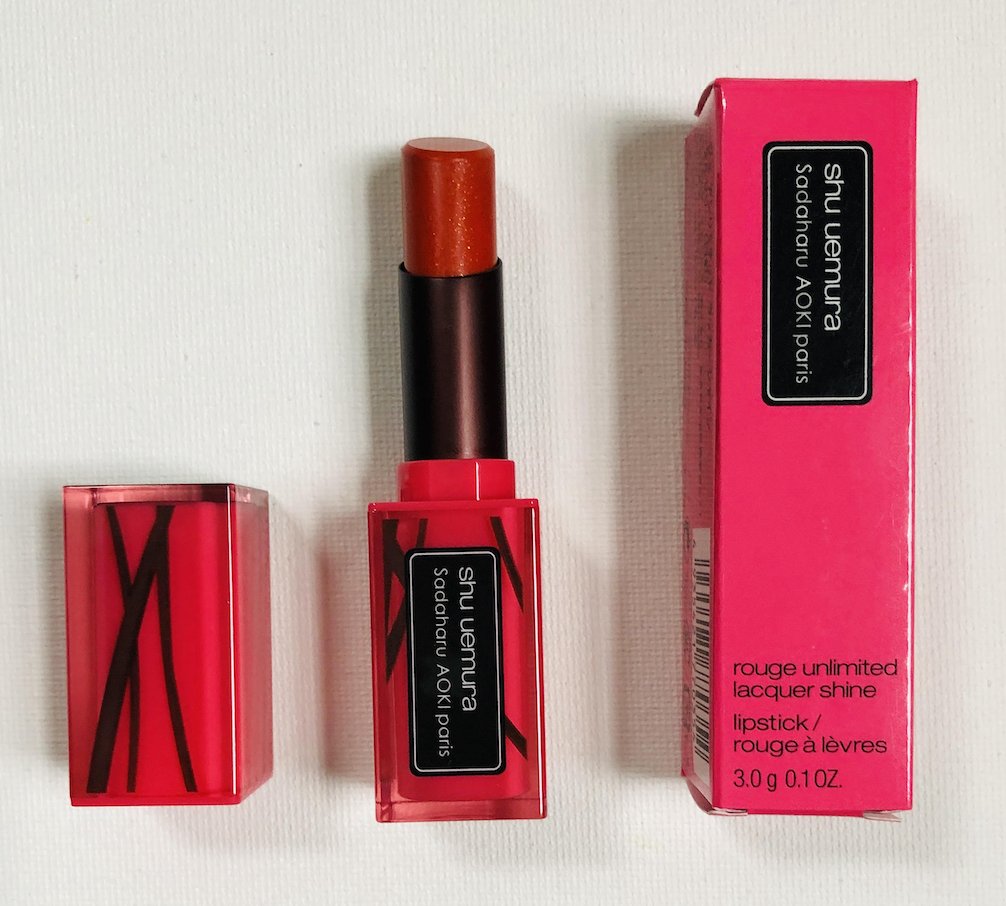 My next luxe makeup giveaway is shu umuera's rouge unlimited lacquer shine in shade 'coral geléé. To enter, RT &amp; follow <a href="/davelackie/">dave lackie</a> (ends 01/07) #win