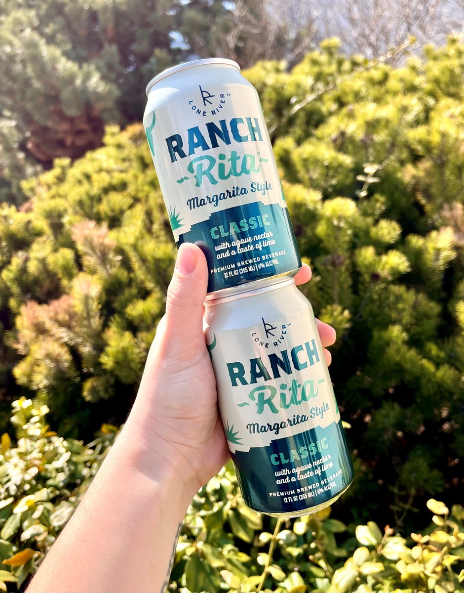 BurkeBev's tweet photo. The only thing better than one margarita is two margaritas! Lone River's Ranch Rita Margarita Style Cocktail is a deliciously light-tasting premium brewed margarita-style beverage made with agave nectar and a taste of lime, steeped in west Texas tradition! Pick up a pack today! https://t.co/jTsKVX1nJp