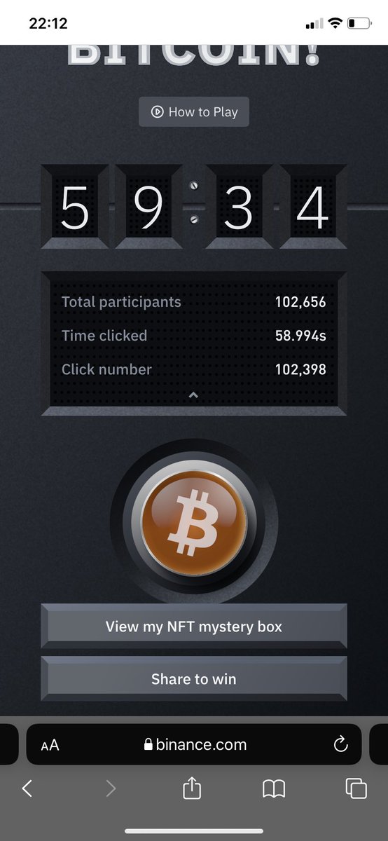 ManyunyaPups's tweet photo. Play #BitcoinButton on #Binance and try to win!! Just got my NFT mystery box 📦 ❓ 
Did you know that Satoshi Nakamoto is the creator of Bitcoin? https://t.co/1WNmdOmkon