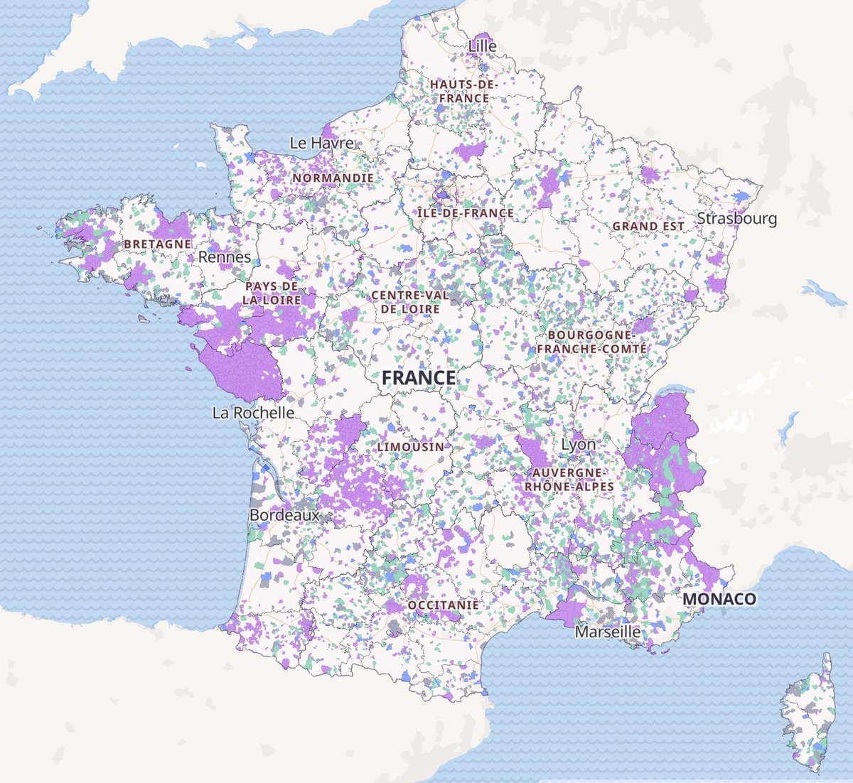 Plus de 6 000 communes sont désormais couvertes par une #BaseAdresseLocale 🥳
soit➕ 1 000 communes en 10 semaines
Le déploiement des BAL continue son accélération !
#BAN #3DS