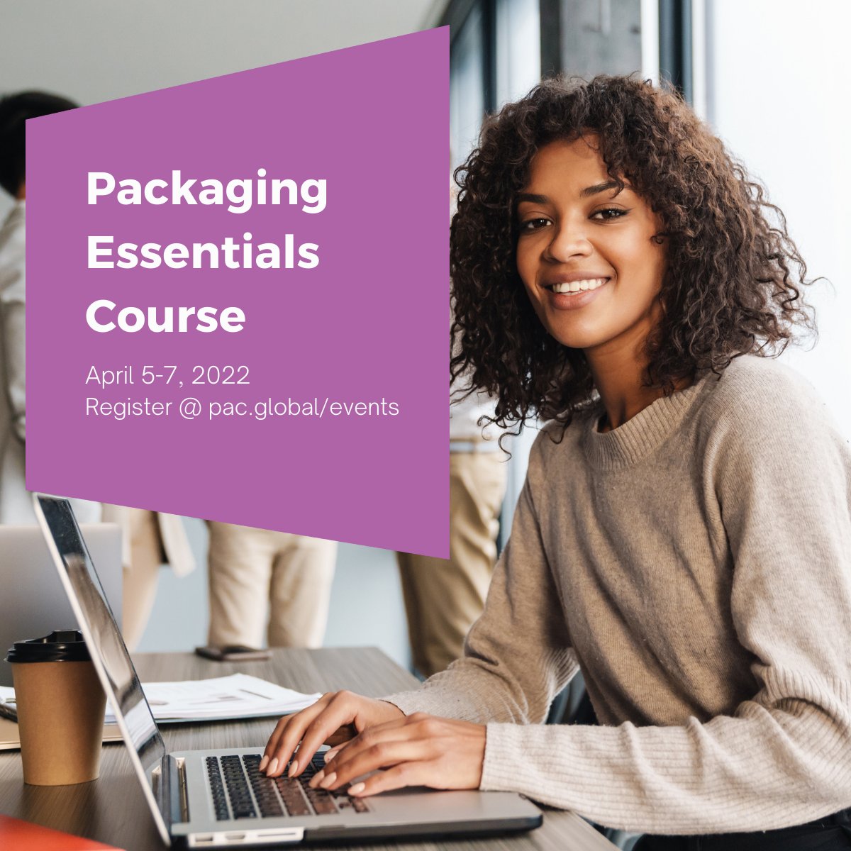 wearepacglobal's tweet photo. Have you registered for the Packaging Essentials Course, taking place virtually April 5-7?

Register and learn more here: https://t.co/KhchKgH3ak

#IntroductionToPackaging #FoodPreservation #PackagingDevelopment #PrepressProcesses #PrintProcesses #GraphicDesign https://t.co/dejOxz0lC1