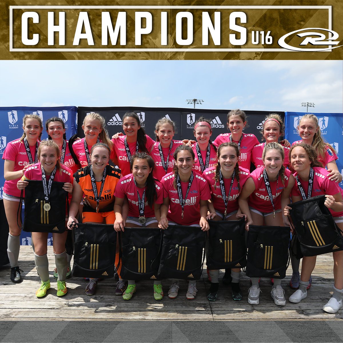 GAcademyLeague's tweet photo. And now, your #GAFL22 U16 CHAMPS 🏆, @ColoradoRush 👏 https://t.co/VGAZTXe4BK