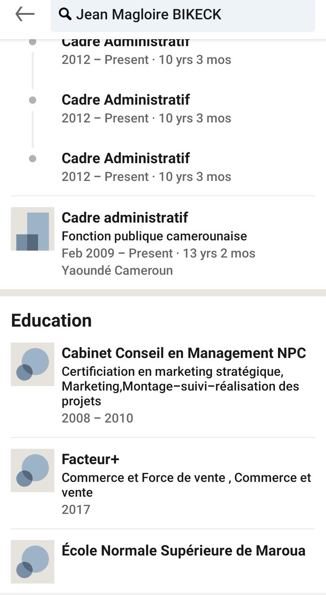 africatechie's tweet photo. La honte a quitté le pays! Voici le prétendu enseignant qui est passé à la CRTV pour dire que la grève est finie! Il est cadre administratif au ministère de l'enseignement secondaire! Les mêmes gens qui bloquent les dossiers et sont la cause même de cette grève! #OTS #CraieMorte https://t.co/8jxiF27Xei