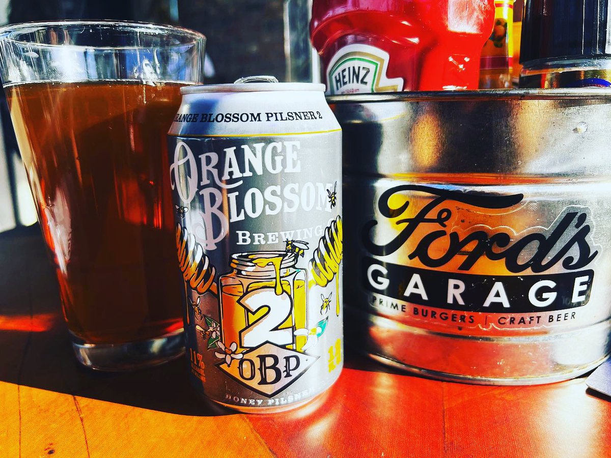 OBPBuzz's tweet photo. Twosdays are for OBP2. 😁💪🍻🧡
.
Repost IG: @do_the_brew #orangeblossombrewing #fordsgaragehamlin #orangeblossompilsner #obp #floridabeer #obp2 #obpsquared #tbt https://t.co/oUYBMAXb5t