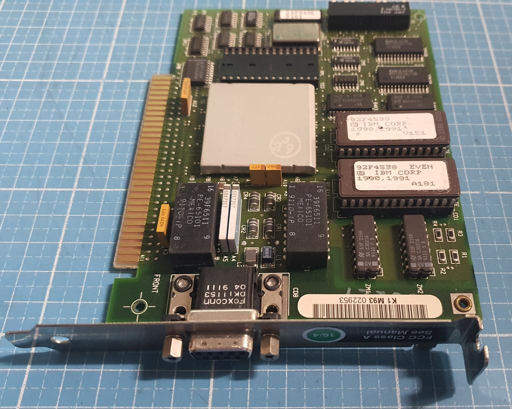 RetroWizzard's tweet photo. IBM #tokenring card anybody?😁
My first real job was working at a network service desk.
We used to have *a lot* of these.
Maybe I'm just gonna salvage some parts from this.
#retrocomputing #IBM https://t.co/4l1eXVrK9V