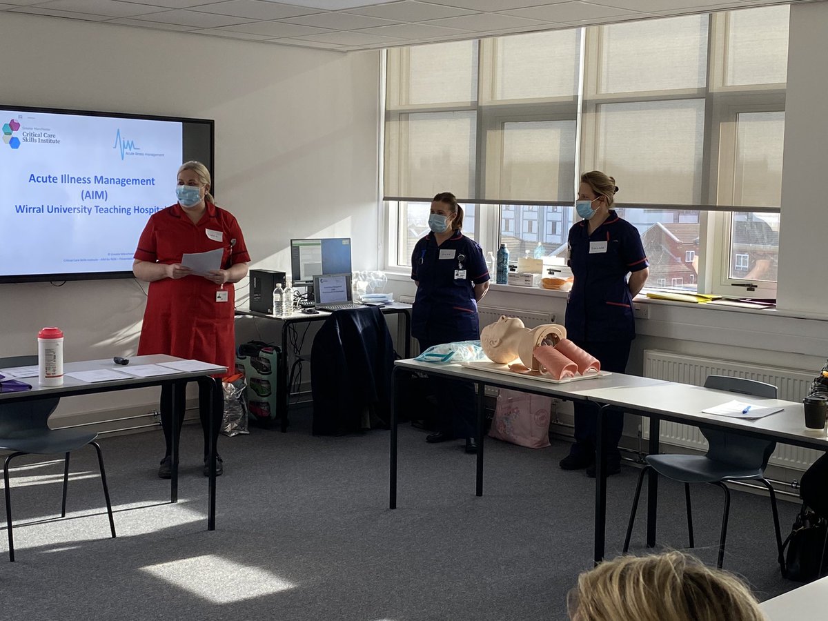 AIM course WUTH #wirralmet#clinicalskills#outreach