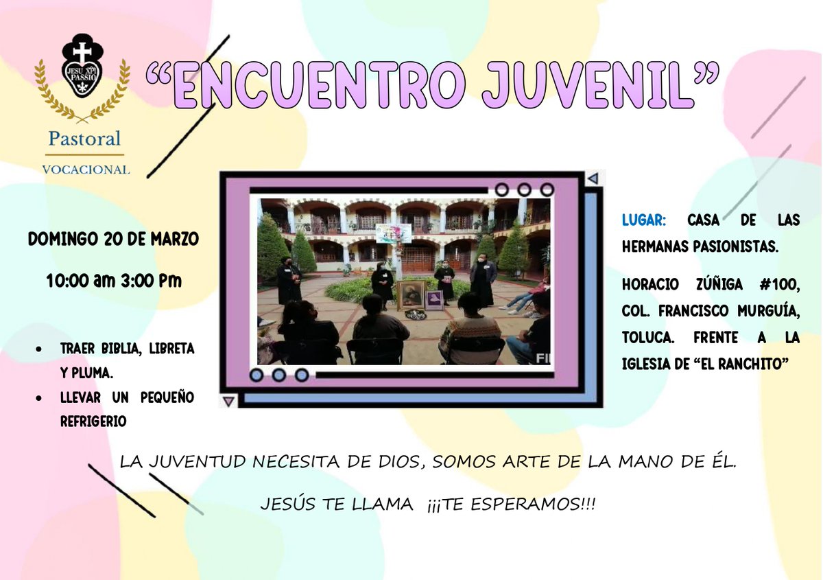 VPasionista's tweet photo. Inscríbete al encuentro y prepárate para vivir mejor este tiempo de Cuaresma, con Faty al 722 466  2615 https://t.co/IPSsXKsPCm