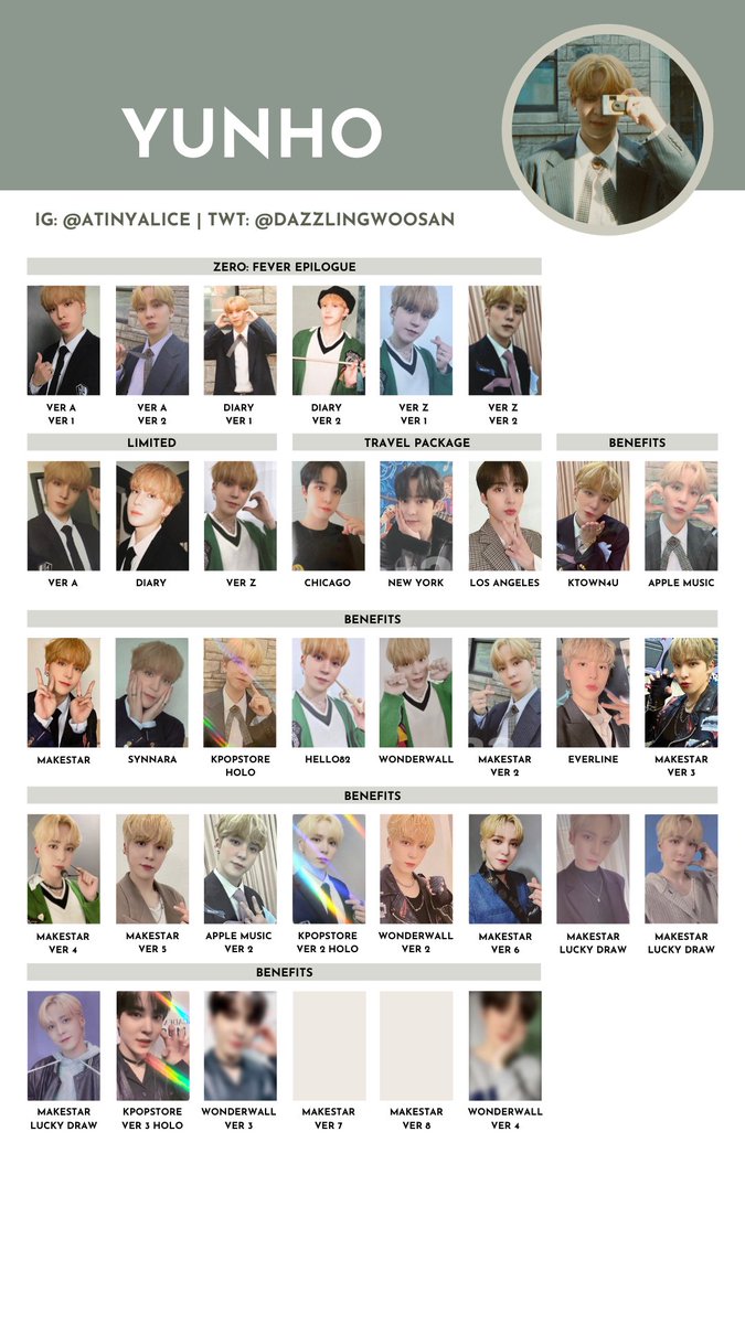 ATEEZ ウヨン fever epilogue makestar トレカ ATEEZ ZERO:FEVER Epilogue makestar 6.0 ver F Official Photocard | eBay