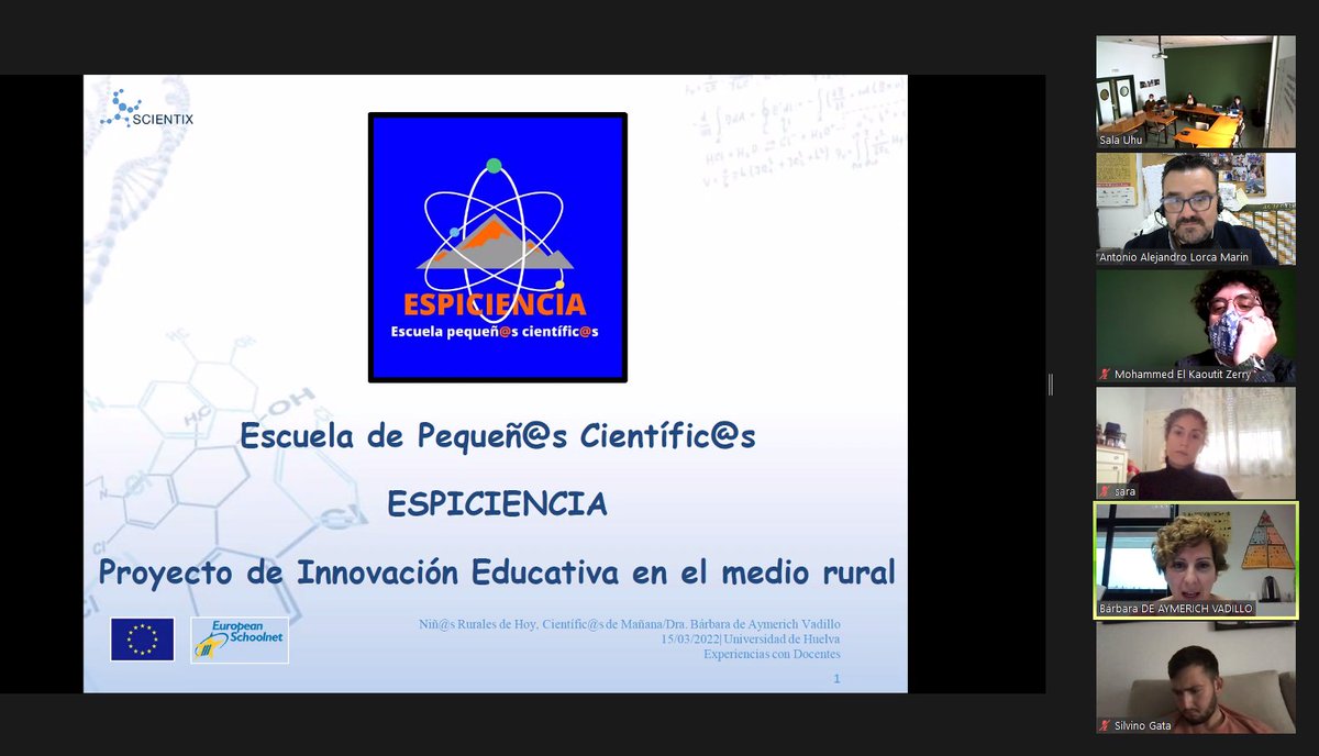 antonio_lorca's tweet photo. Hoy hemos tenido la suerte de disfrutar de @Espiciencia de la mano de @deaymerichb en la asignatura de Investigación Escolar del @Master_IEAC  de la @UniHuelva @educacionUHU . Gracias Bárbara todo un lujo.😉 https://t.co/KmmzPmtafe
