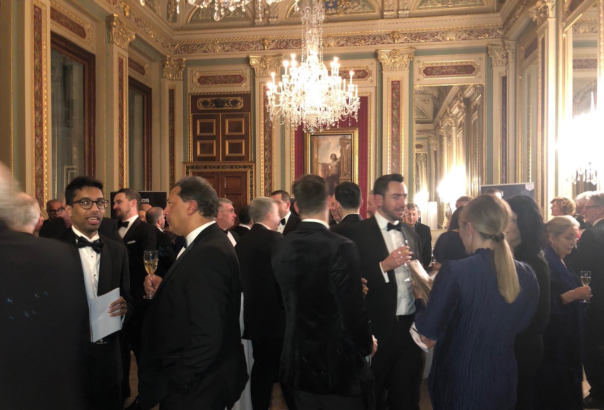 After 3 false attempts due to COVID, the <a href="/WCITLivery/">Worshipful Company of Information Technologists</a> guests are gathering at Drapers Hall for their “Giving IT Back” charity fundraising dinner. 
Sponsors: <a href="/TriadGroupPlc/">Triad Group Plc</a> <a href="/Sophos/">Sophos</a> <a href="/techUK/">techUK</a> <a href="/bcs/">BCS, The Chartered Institute for IT</a> @TechMarketView 
#networking #charity #ICT #IT #technology #UK