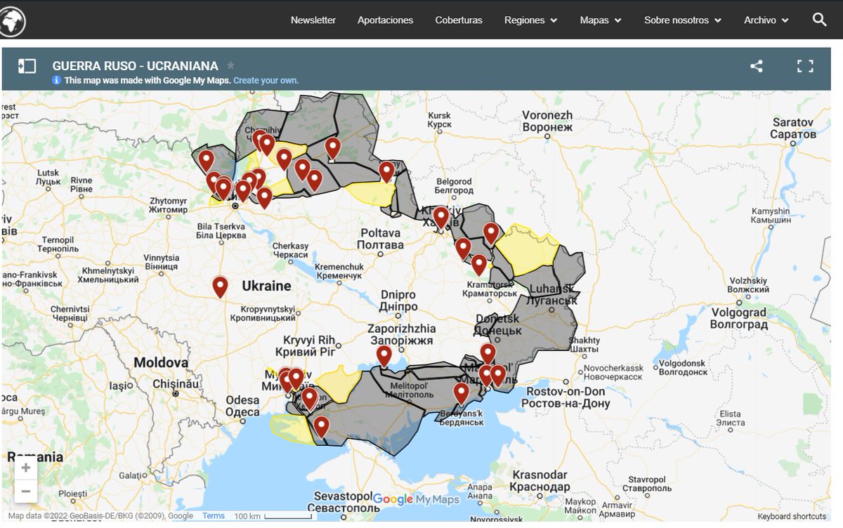 delamopablo's tweet photo. 🇷🇺🇺🇦 En @descifraguerra podéis encontrar una cobertura sobre la guerra ruso-ucraniana; un mapa actualizado del frente y 26 artículos sobre las claves y contexto tanto del conflicto como de Rusia y Ucrania. Un currazo que espero que os guste y resulte útil.
https://t.co/dqFPzQ9oWb https://t.co/BLdYWxYBW7