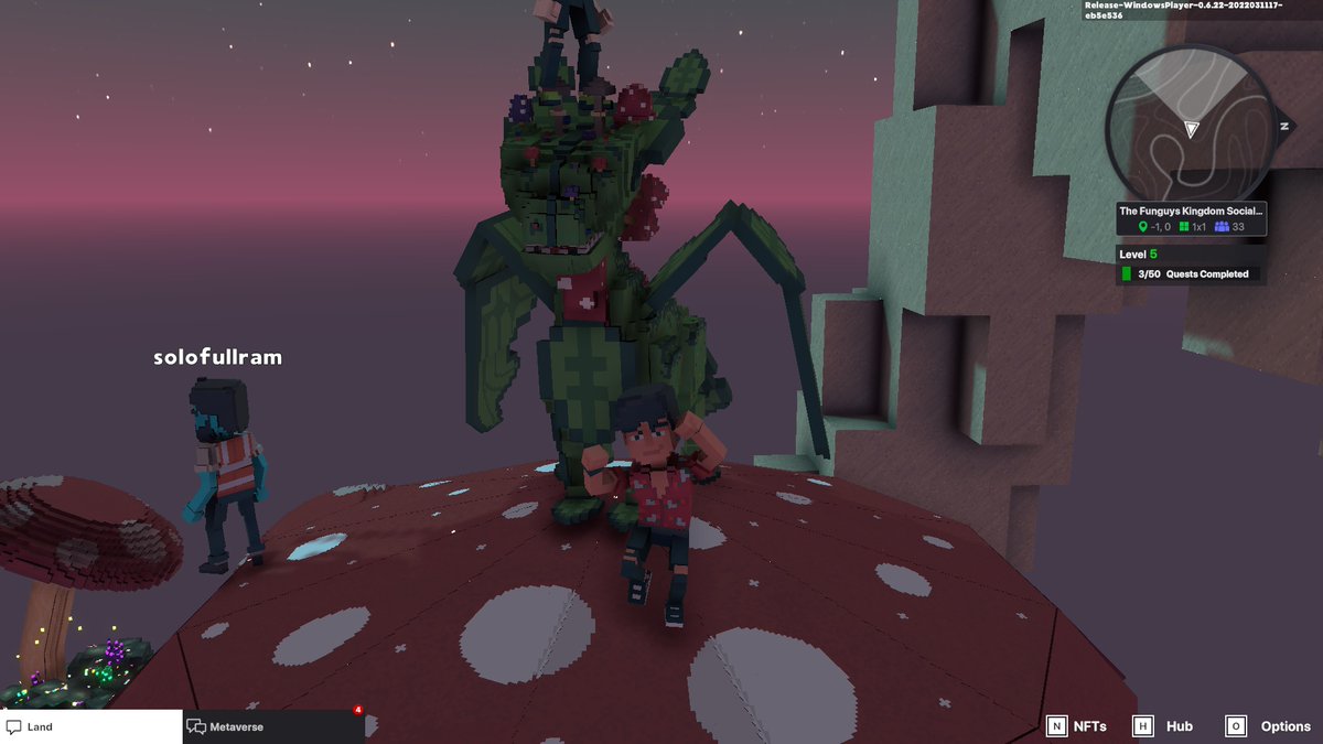 Matthew26305145's tweet photo. @TheSandboxGame I just participated in the daily #SandboxAlphaS2Contest for a chance to earn up to 1,000 $SAND! Starting March 15 - Selfie with the mushroom dragon. Check out my screenshot below! 👇 #SandboxAlphaS2 https://t.co/fed8MelCOe