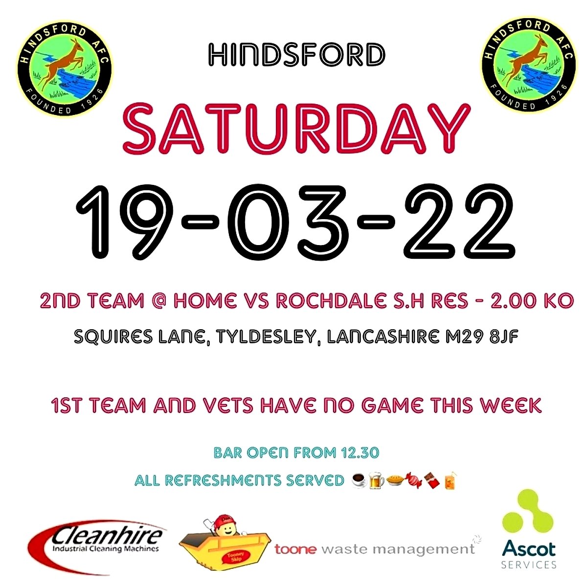 Hindsford AFC (@hindsfordtonics) on Twitter photo 