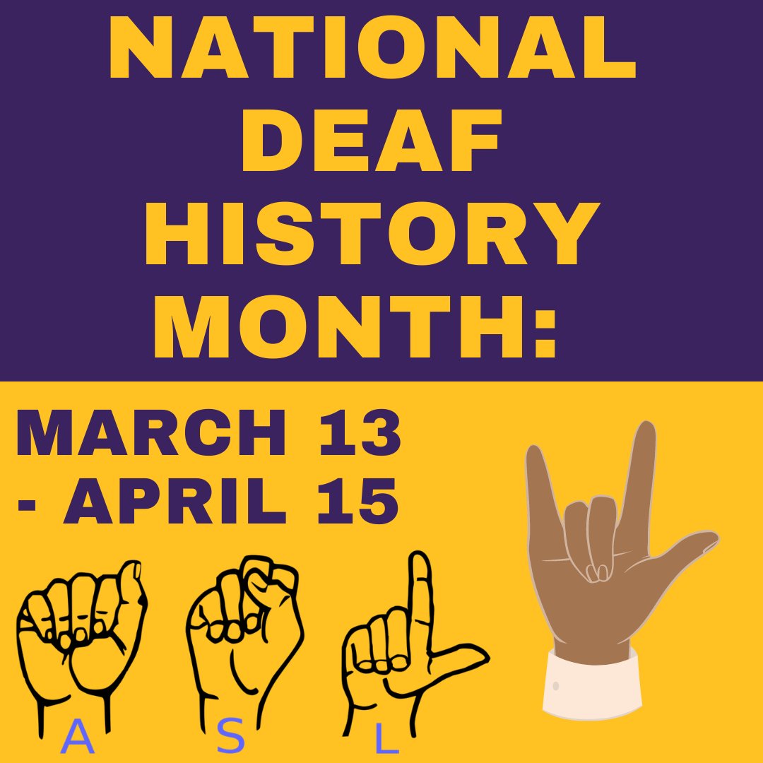 Join us in observing National Deaf History Month, which celebrates the achievements of individuals who are deaf or hard of hearing. #NationalDeafHistoryMonth #TheCollegeAtCalLutheran #CalLutheran