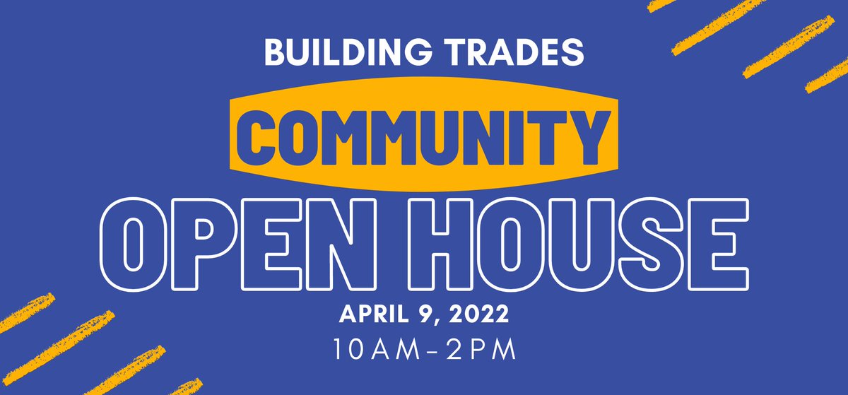 Ever wanted to see inside our region's state-of-the-art #apprenticeship training facilities? Now's your chance! Come out on April 9 from 10a-2p for tours, live demonstrations of trades like welding, plumbing, electrical, and more! 👷🏾‍♂️👷🏻‍♀️🏗️🚧

buildingtradejobs.org/community-open…