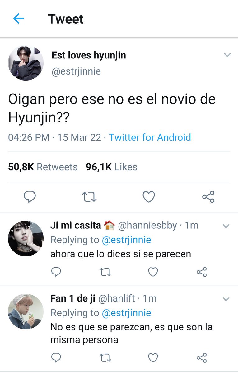 sevngbinn's tweet photo. Au hyunsung — Wrong take.
En donde Jisung y Hyunjin son streamers que no se conocen, pero todo cambia un día que Jisung decide jugar un videojuego de terror y en un susto muestra a su novio por error, quien resulta ser también el novio de Hyunjin. https://t.co/jzwxGXUzeh