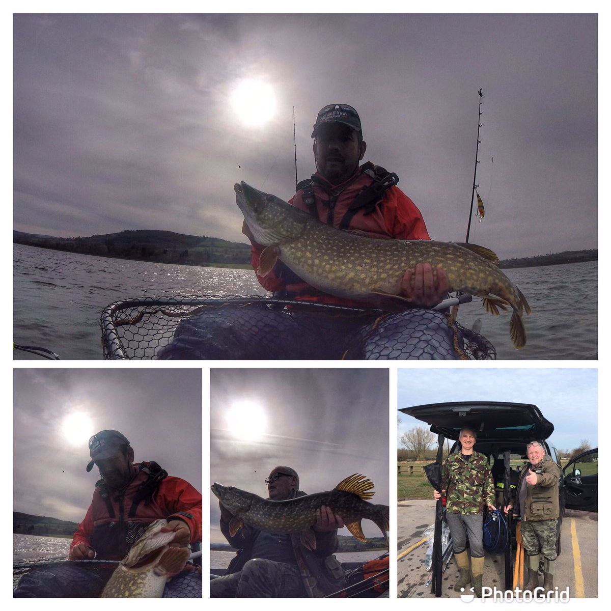 Threetarns's tweet photo. Another top day afloat with veterans and @HOW_UK 5 Pike including 3 doubles to 17lbs 6oz https://t.co/bE9G0J1zFu