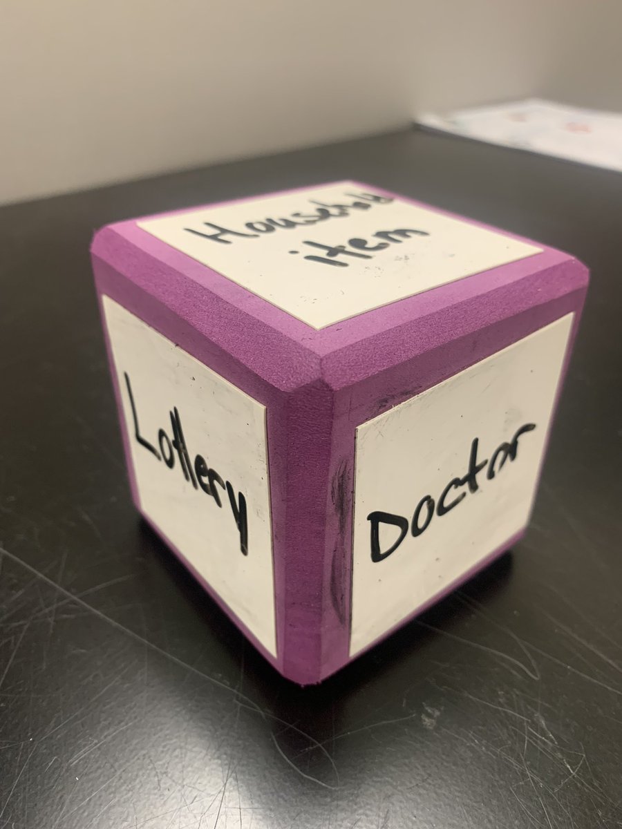 KTJamsHamby's tweet photo. Excited for the budget reality check activity with Mr. Montgomeryโs middle schoolers tomorrow! After they set their budgets (based on randomly drawn careers and family profiles) will they be willing to roll the dice of chance? #noworksheetwednesday @PrinceEdwardSch ๐๐ https://t.co/wlgQa5UKJM