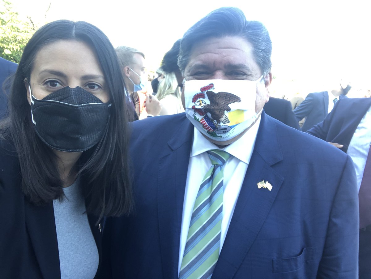 When <a href="/GovPritzker/">Governor JB Pritzker</a> signed CEJA into law 6 months ago today, IL became a national leader in equitable climate action. Fortunate to have witnessed that historic moment &amp; gracias to all of the community leaders, legislators, &amp; orgs that spent YEARS making it our reality! #CEJAworks