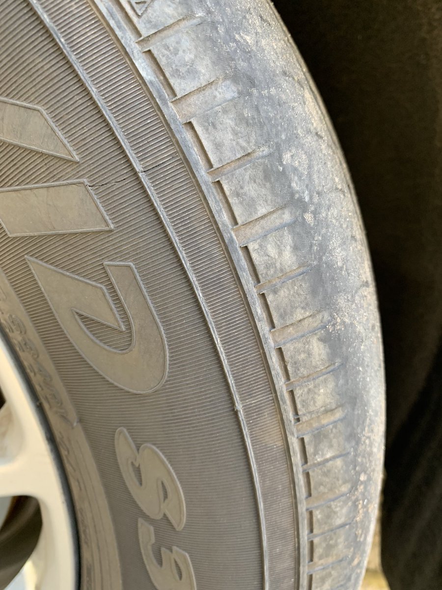 brucehaupt's tweet photo. .@Enterprise, you rented us a minivan with no treads on its front tires. This is NOT safe for me, my wife, and 3 small kids. Your office says no replacements available. Please fix this ASAP. #deathmobile https://t.co/T4KDCxg4a9