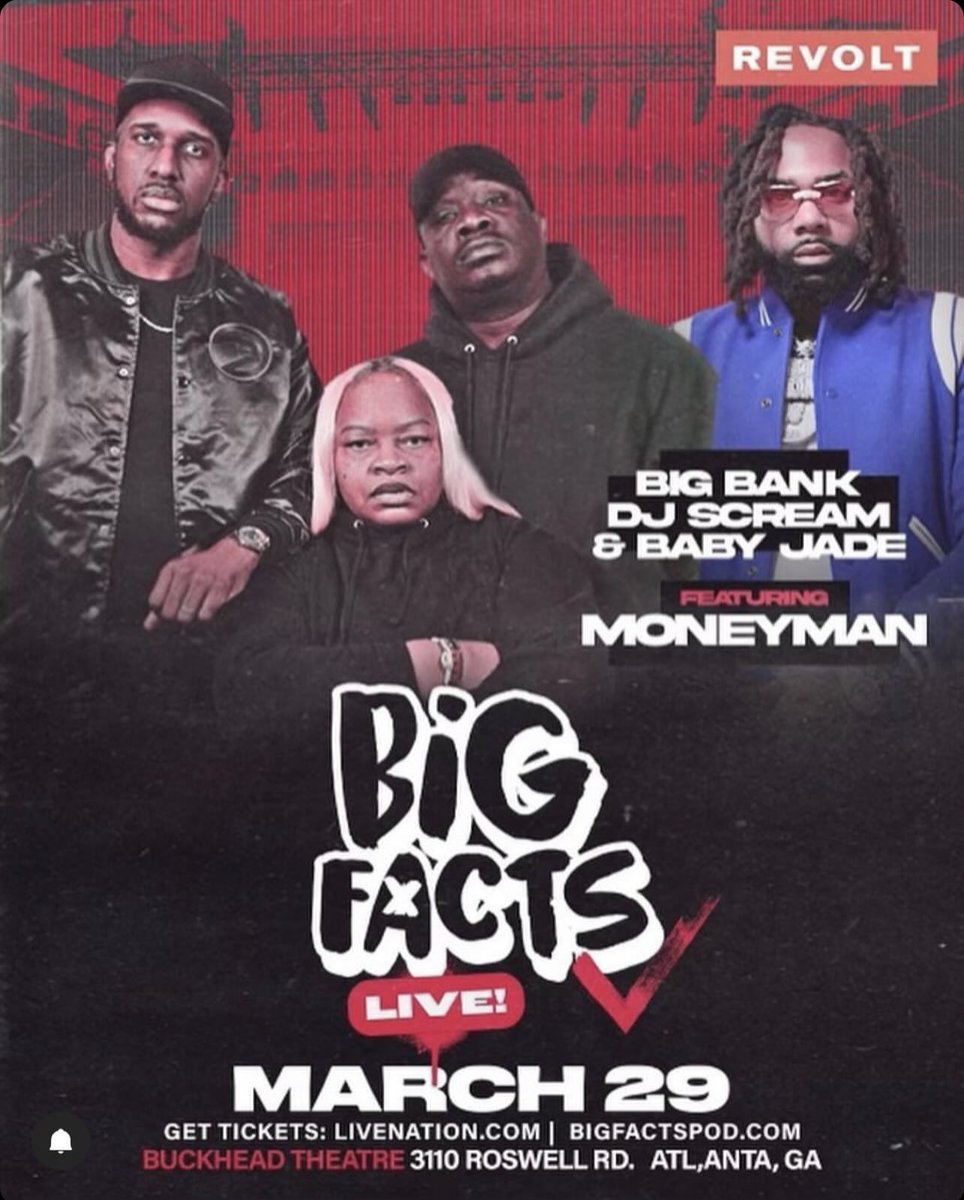 MRKIP's tweet image. March 29th we wit @DJSCREAM for big facts podcast with special guest @MoneyMan Buckhead Theatre y’all pull up on me!!