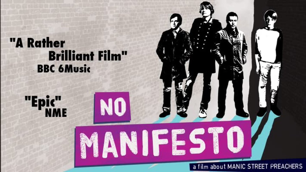 Great doc about the Manics from the Send Away the Tigers era with loads of extras including Nicky and James interviewing their heroes Rush.  Stream No Manifesto at Backbeat Docs loom.ly/CzMCxKE

#manics #nomanifesto #backbeatdocs #lovefilm