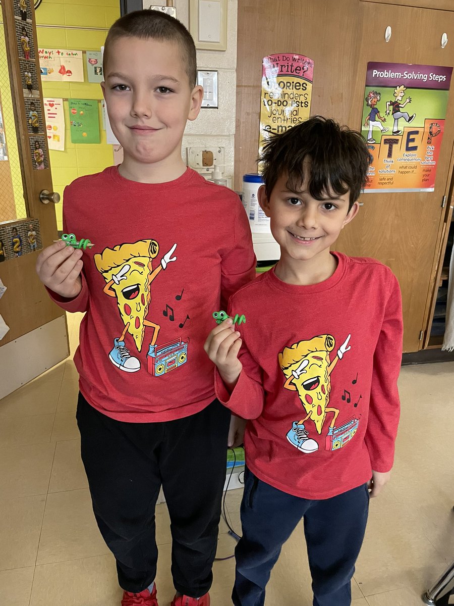 Matching all the way down to their pencil grips! #IGinspires #RTSD26learns