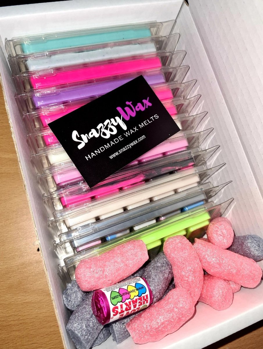 SnazzyWax's tweet photo. COMPETITION TIME! 🥳

We are giving away a box of goodies worth £50!
 
Including:

3 Selection Boxes- Perfume, Laundry &amp; Sweetshop
3 Snapbars of your choice
1  Soap Sponge

Like &amp; RT this post. Follow us. Tag 2 pals to be entered

Winner drawn Sat 19/03

https://t.co/WUWpGKTsaq https://t.co/6qtKJKdQsZ