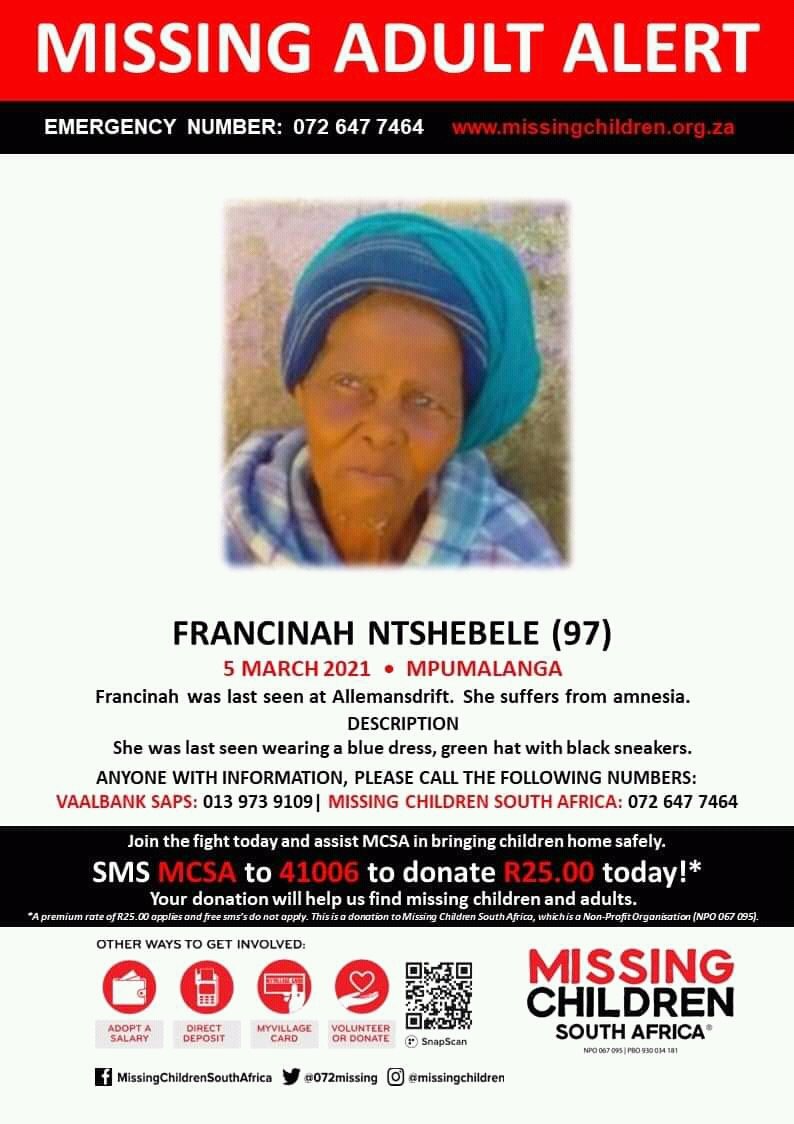 💔💔
Retweet Pls until she is found 

#NalediMogadime 
#Gash1
#BigBrotherMzansi 
#BBMzanzi 
Andile
#Venuss_RSA 
Hlomu