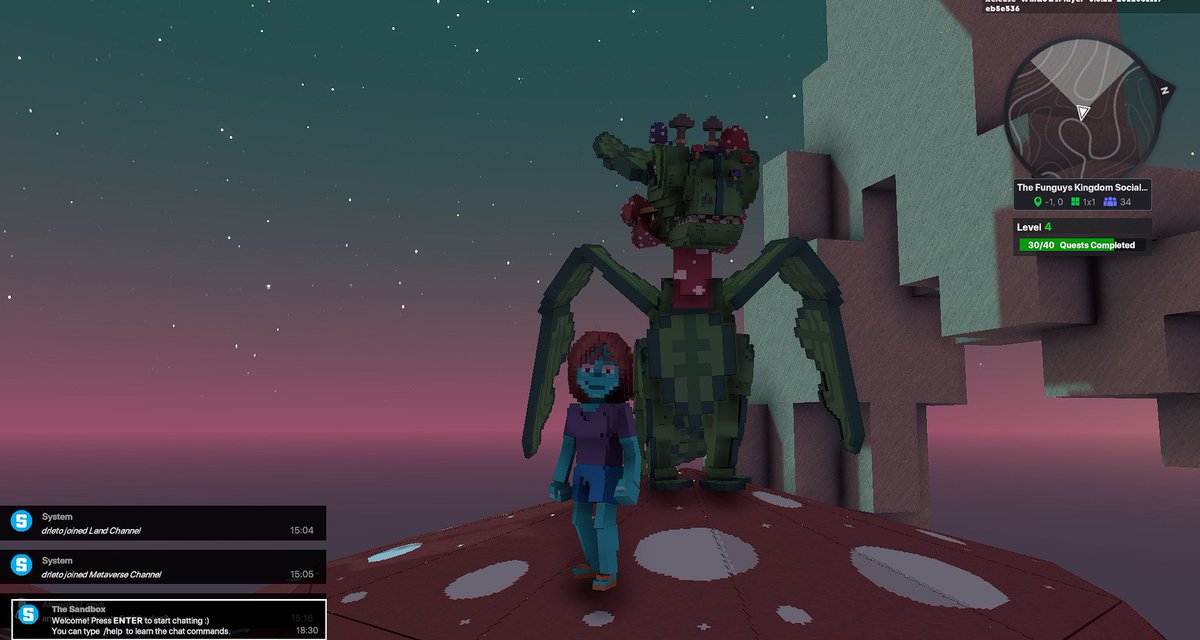 hdh421's tweet photo. @TheSandboxGame I just participated in the daily #SandboxAlphaS2Contest for a chance to earn up to 1,000 $SAND! Starting March 15 - Selfie with the mushroom dragon. Check out my screenshot below! 👇 #SandboxAlphaS2 https://t.co/bicRjFgI5c