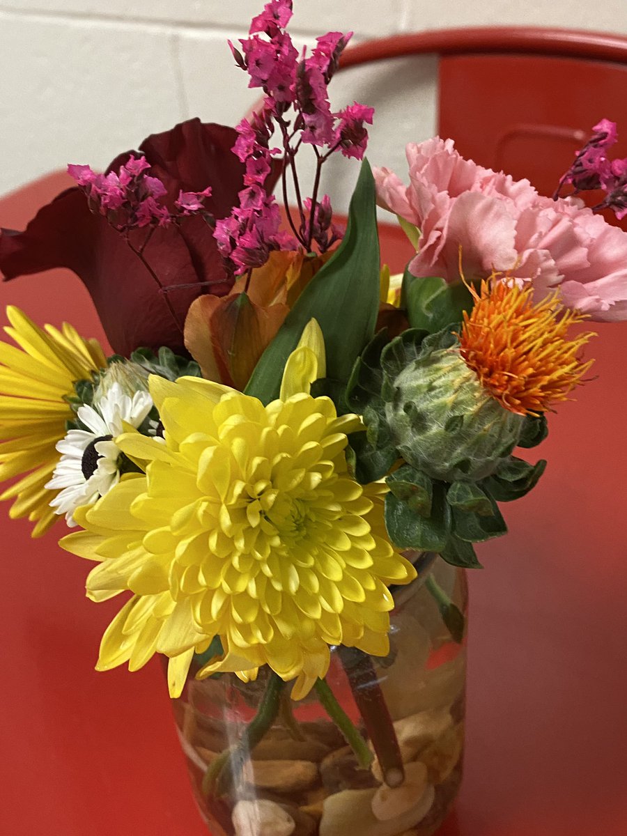 Students: “Chef, you didn’t get any whoohoo flowers this week!”
Me: “whoohoo there it is!” Backstory: I place fresh flowers on our bistro tables every week from <a href="/kroger/">Kroger</a> whoohoo floral clearance. <a href="/TCHS_culinary/">tchsculinary</a> <a href="/KENYAGREER14/">DR. KENYA GREER</a> <a href="/FCSCTAE/">Fulton County Schools CTAE</a> @LettMeLeadTC <a href="/DrTamaraCandis/">Dr. Tamara Candis</a> <a href="/DustinDavisCTE/">Dustin Davis-Austin</a>
