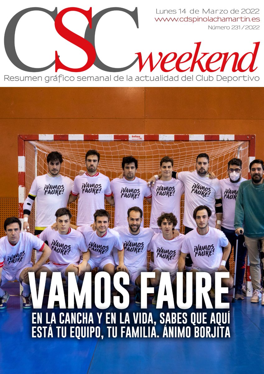 Cuando el fútbol es lo menos importante. Toda la Familia Spínola está contigo Borjita!! Recupérate pronto!!

.
.
.
.
.
#clubdeportivo #futbol #deporte #futbolfemenino #colegas #familia #spinola #futsal #basket #cdspinola