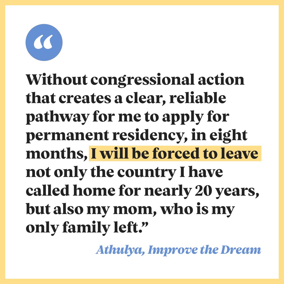 AmericasVoice's tweet photo. Athulya, a member of @ImproveTheDream and a H-4 dependent, is sharing their story with a Senate immigration subcommittee today. Athulya’s family has been personally devastated by the barriers in the immigration system. #ImprovetheDream https://t.co/9hYvC85is6