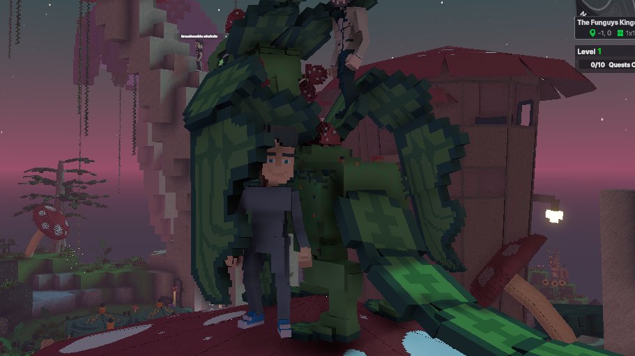 madmediaoc's tweet photo. @TheSandboxGame I just participated in the daily #SandboxAlphaS2Contest for a chance to earn up to 1,000 $SAND! Starting March 15 - Selfie with the mushroom dragon. Check out my screenshot below! 👇 #SandboxAlphaS2 https://t.co/2gDPOxXcs9