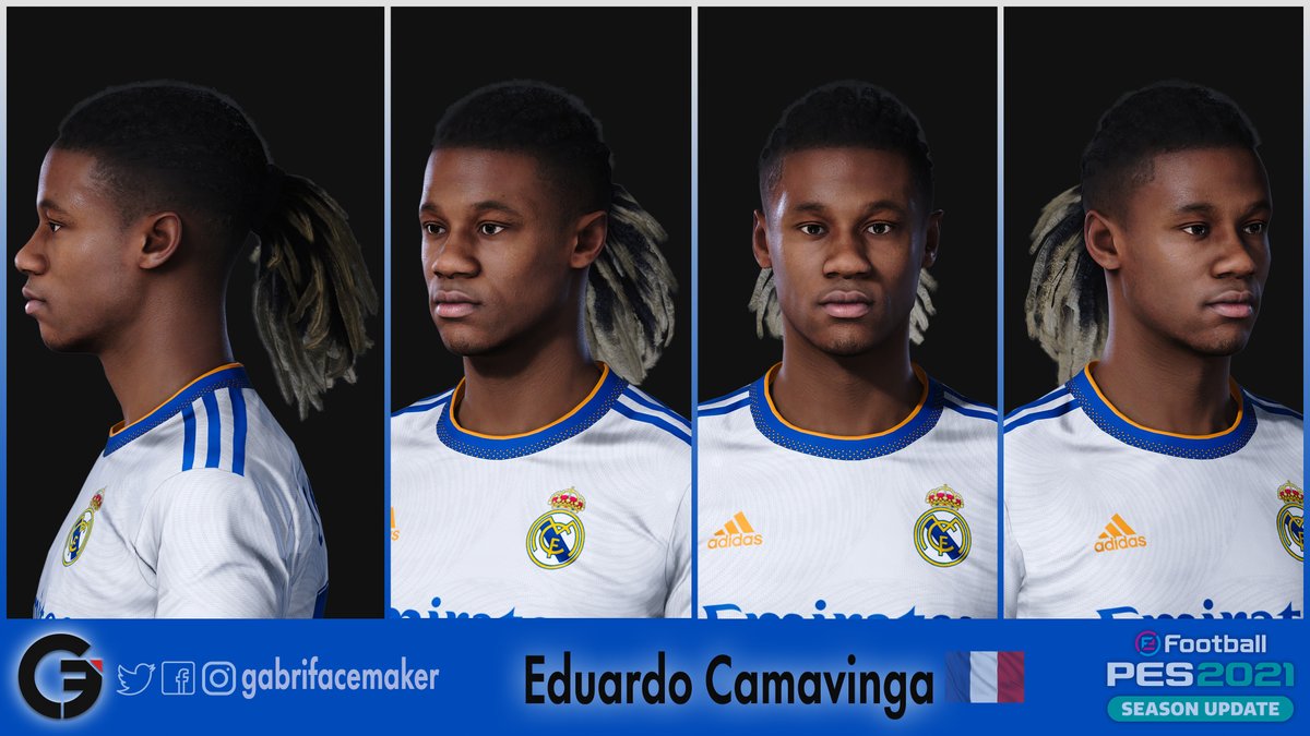 GabriFacemaker's tweet photo. 🔥🔥 Eduardo CAMAVINGA 🇫🇷⚽️ Face for PES2019-20-21
#France #RealMadridVsPSG #ChampionsLeague
#lookover🔺
Free download 👇
https://t.co/JXRZloIxaV https://t.co/km2eTSpydp