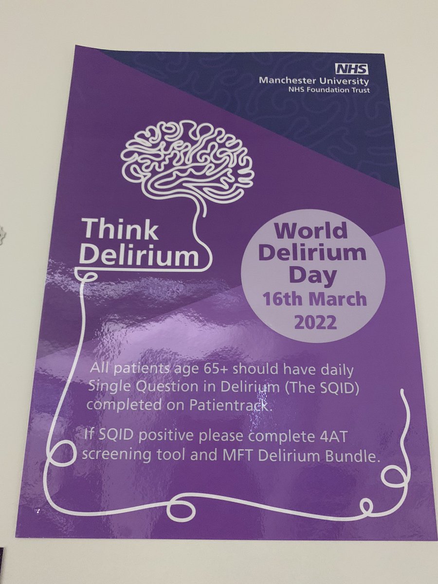 Ward 5 is well set up for Nutrition 🥗🍲and Hydration ☕️🧊Week as well as World Delirium Day 💜💜. We have got lots of activities planned for patients and staffs. Please come and join with our team. @Pjoynson78 @DrSMather @OlderPeoplesMRI @MosesBrighty @dawnpike20 @ImsMri