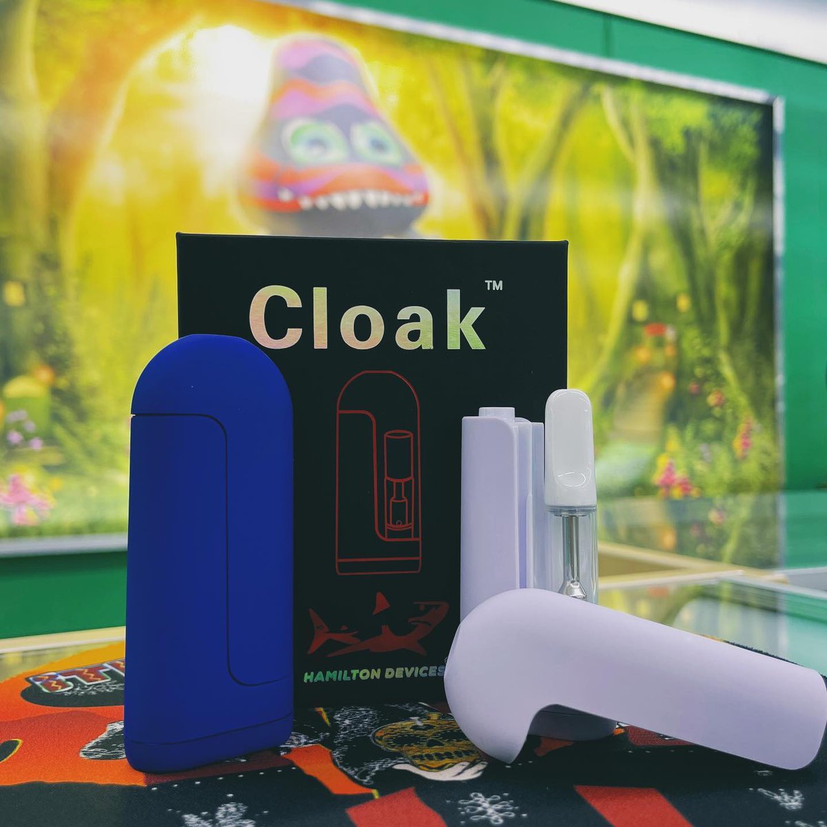MyxedUpCreation's tweet photo. Looking to vape your carts more discreetly? 
The Cloak from @hamiltondevice has you covered! 
🤫🔥 https://t.co/S729zgeCtF