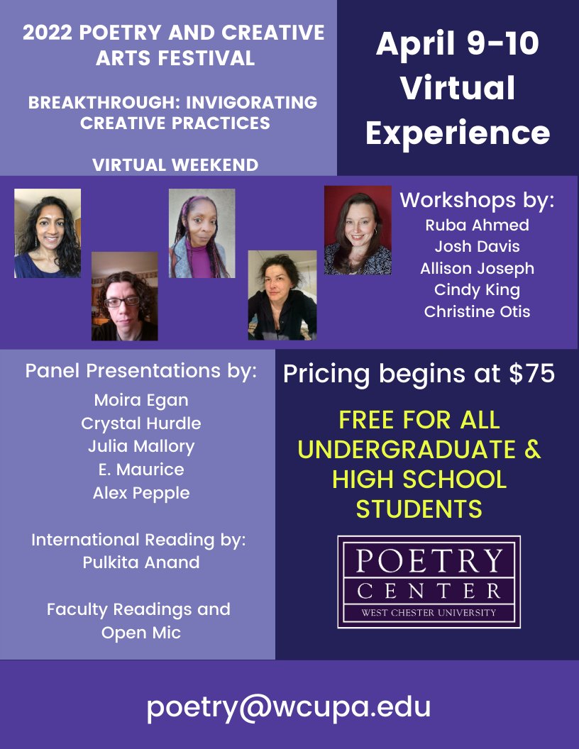 WCU Poetry Center (@wcupoetry) on Twitter photo 