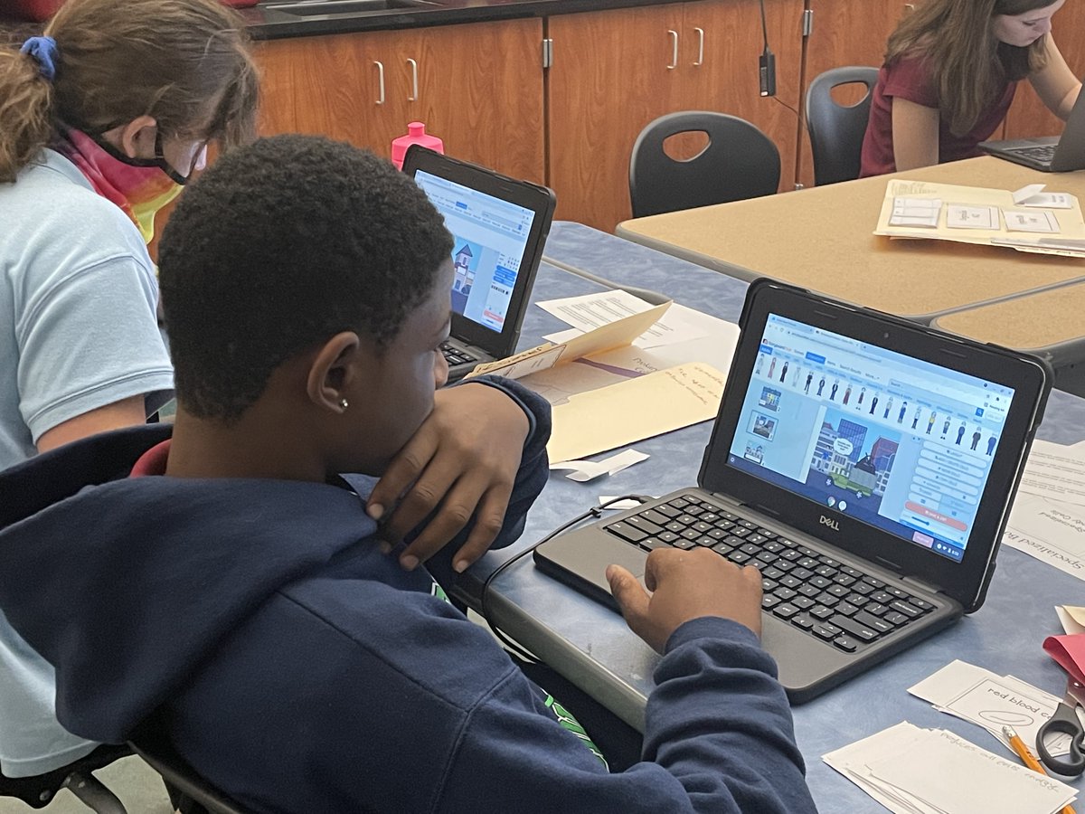 MichelleA_SPARK's tweet image. Mrs. Bryant&apos;s 6th Grade Science Ss @StormGroveFever created Cell Cities using @StoryboardThat. They equated the functions of organelles to the function of working city. SOOO CREATIVE!!! #SPARK_IT @IT_SDIRC  #STEAM
