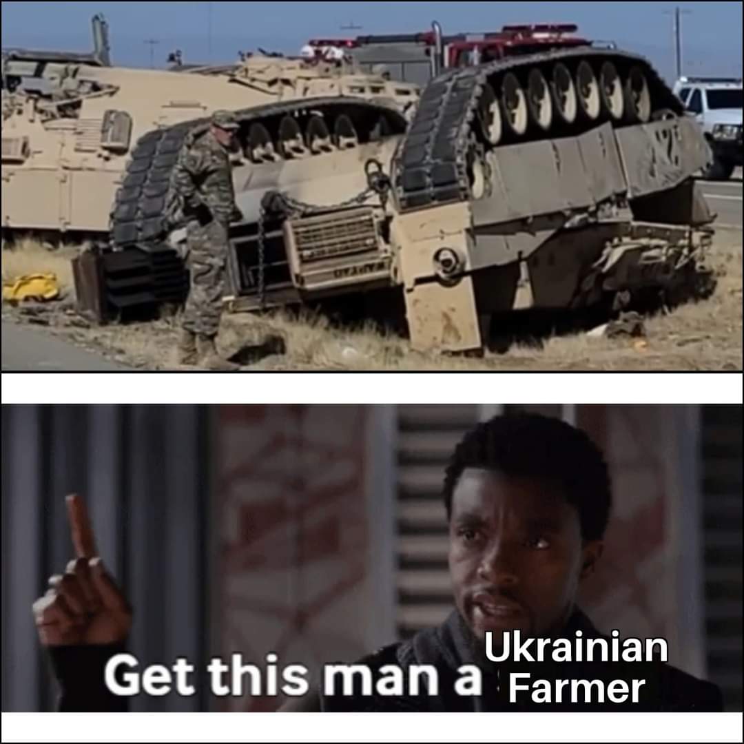 NicNevin5238's tweet photo. 🤣🤣 #Russia #Ukraine #UkrainianFarmer #USArmy #russianinvasion #SlavaUkraine https://t.co/jn54tiSl2o