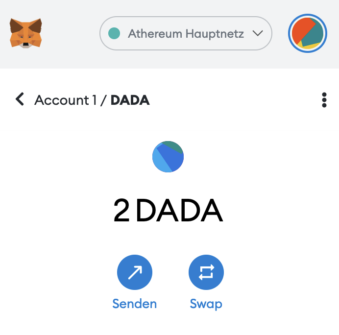 NikolasMller5's tweet photo. hell yaaa proud owner of two dada tokens:
Thanks for your support @dadacoin_tec 

#dadacoin #DADA #realartinvirtuallife #ffm https://t.co/r77xtsuxoZ