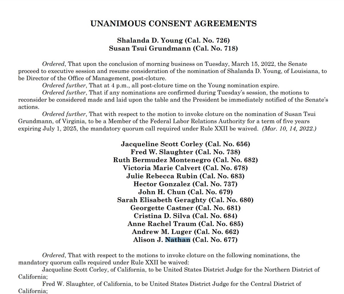 innercitypress's tweet photo. In DC, cloture has been filed for the confirmation to the 2d Circuit of Judge Alison J. Nathan, slated to be voted on as early as this week. How will it impact #GhislaineMaxwell's sentencing - and motion for a new trial, #ScottDavid? https://t.co/hSCBR0QYvU https://t.co/SZmxt9itZP