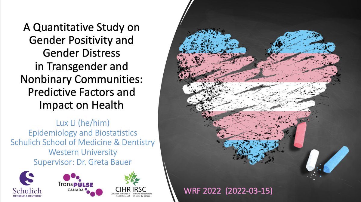 Lux Li (@lux_li_) on Twitter photo Excited to showcase the important research from Trans PULSE Canada <a href="/transpulseca/">Trans PULSE Canada</a> and Trans Youth CAN! at the Western Research Forum #WRF2022. Thank you
@forum_2022 for the opportunity. I'm honoured to win the Best Oral Presentation award today! π₯°πβοΈ Excited to showcase the important research from Trans PULSE Canada <a href="/transpulseca/">Trans PULSE Canada</a> and Trans Youth CAN! at the Western Research Forum #WRF2022. Thank you
@forum_2022 for the opportunity. I'm honoured to win the Best Oral Presentation award today! π₯°πβοΈ