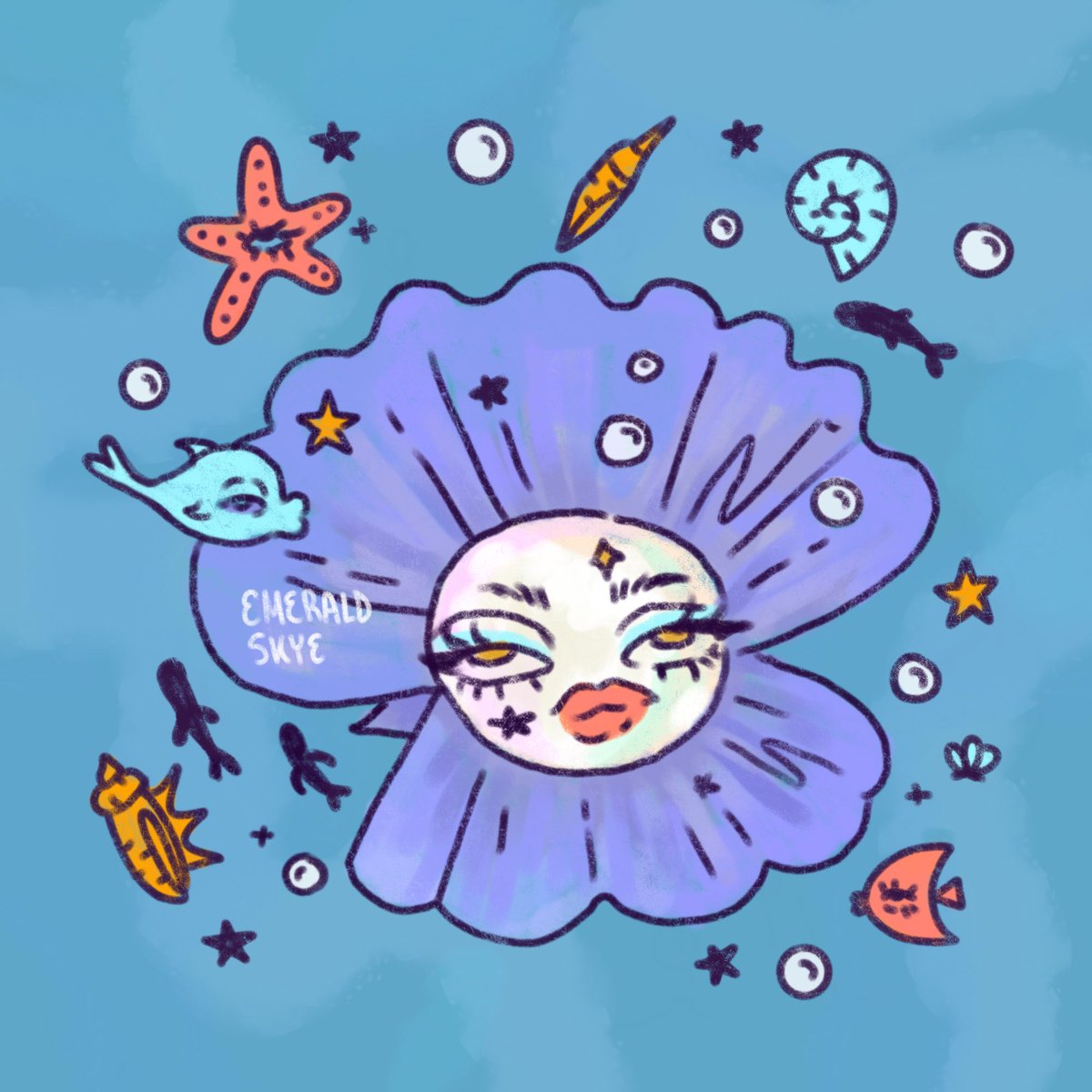emeraldpaints's tweet photo. do you want to swim with me?🐬 https://t.co/rzPpyfvdk8
