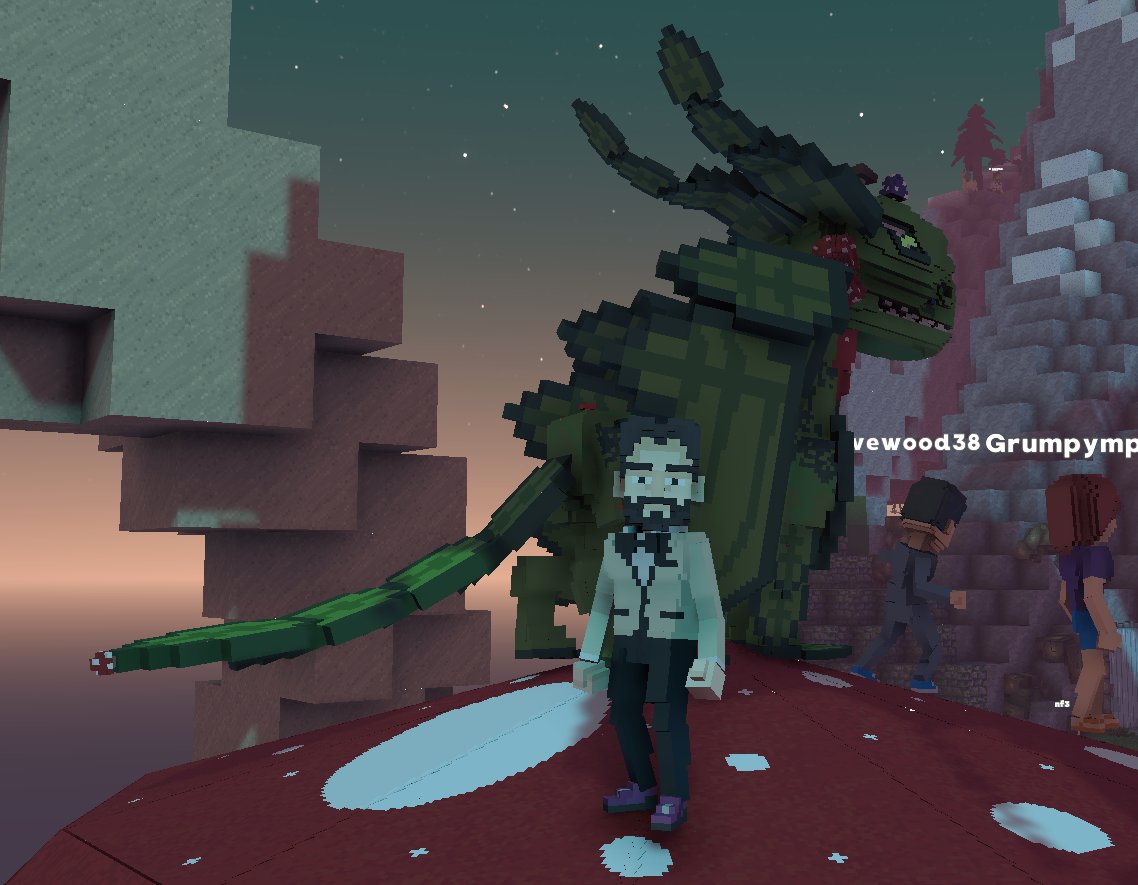 SlujevskyIvan's tweet photo. @TheSandboxGame I just participated in the daily #SandboxAlphaS2Contest for a chance to earn up to 1,000 $SAND! Starting March 15 - Selfie with the mushroom dragon. Check out my screenshot below! 👇 #SandboxAlphaS2 https://t.co/Qj4gROA2UI