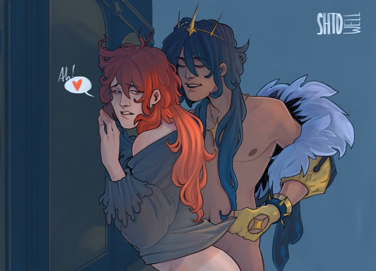 shtowell's tweet photo. Finished an old sketch. Some Roayl!AU I guess?

#kaeluc https://t.co/CAf5uWaLm9